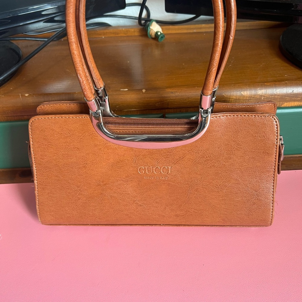Gucci Brown Leather Mini - Picture 2 of 4